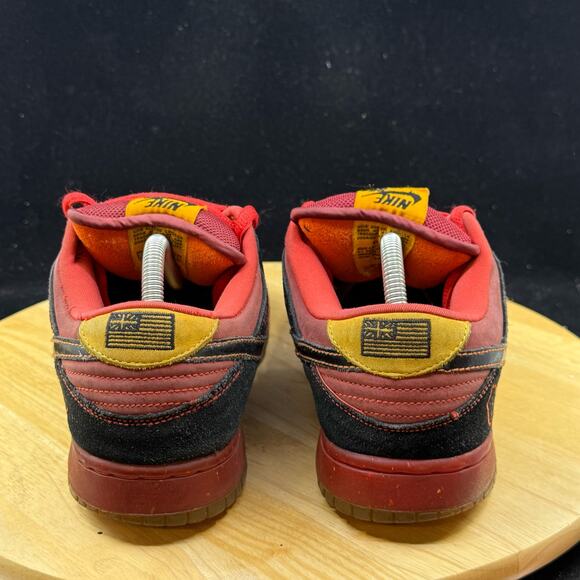 Nike Dunk Premium SB Low Hawaii Size 9 313170-003 Black Orange OG Rare Men Skate - Picture 6 of 11